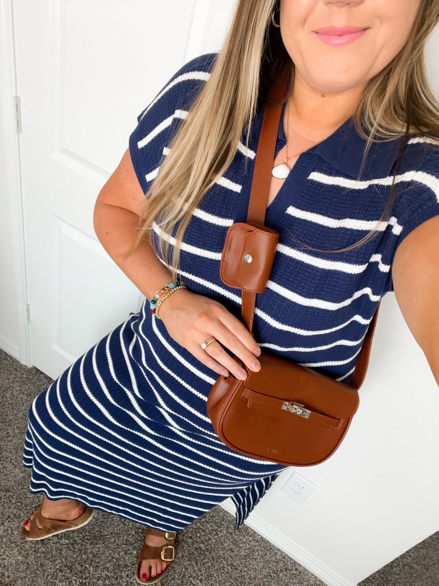 Today’s casual mom outfit 💙 Ended up not going anywhere but still kept the dress on because it’s SO comfy! Comes in several colors!

#LTKootd