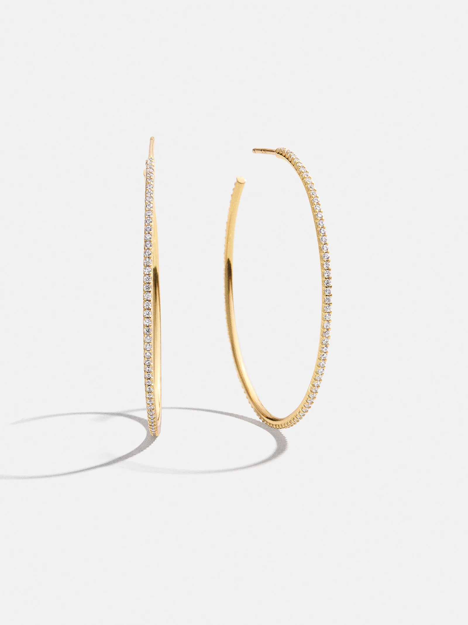 Niata 18K Gold Earrings - 40MM | BaubleBar