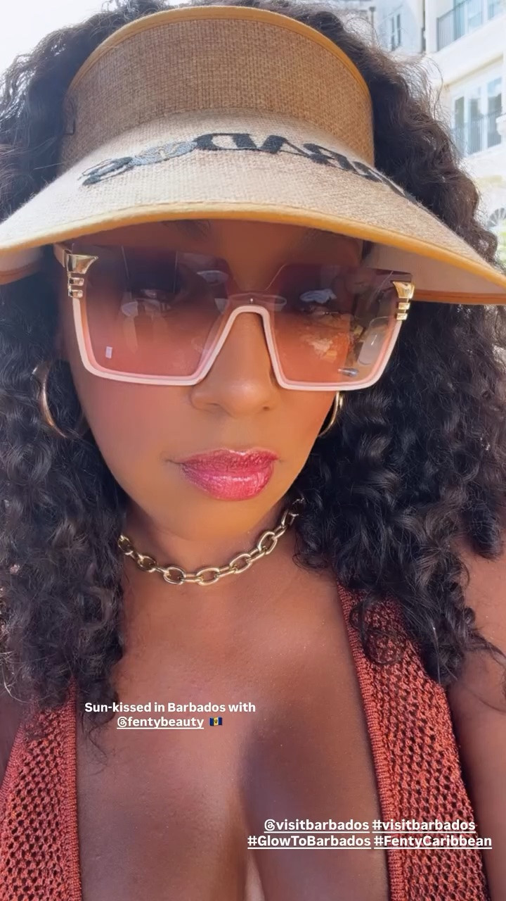 @visitbarbados #visitbarbados #GlowToBarbados #FentyCaribbean Sun-kissed in Barbados with @fentybeauty 🇧🇧