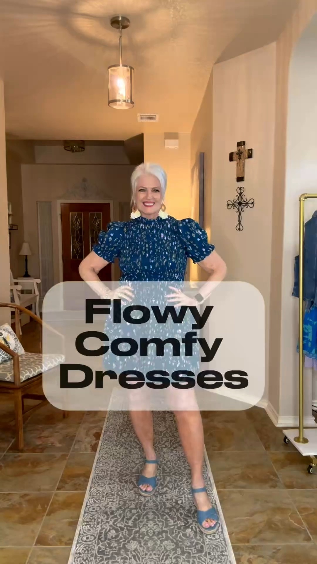 I love a flowy, flirty dress that’s not just cute but comfortable too. The baby doll dress is one of my faves!  All 3 of the others have smocking and just fit in all the right places!  All true to size and great quality but not high priced!  They will fit all body types too. Oh, and they are roomy enough for a baby bump 🩷
I’m 5.6, 152 Lbs 

#LTKPetite #LTKBump #LTKOver40