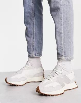 New Balance 327 sneakers in white with gray detail - Exclusive to ASOS | ASOS (Global)
