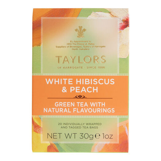 Taylors of Harrogate White Hibiscus Peach Green Tea 20 Count by World Market | World Market