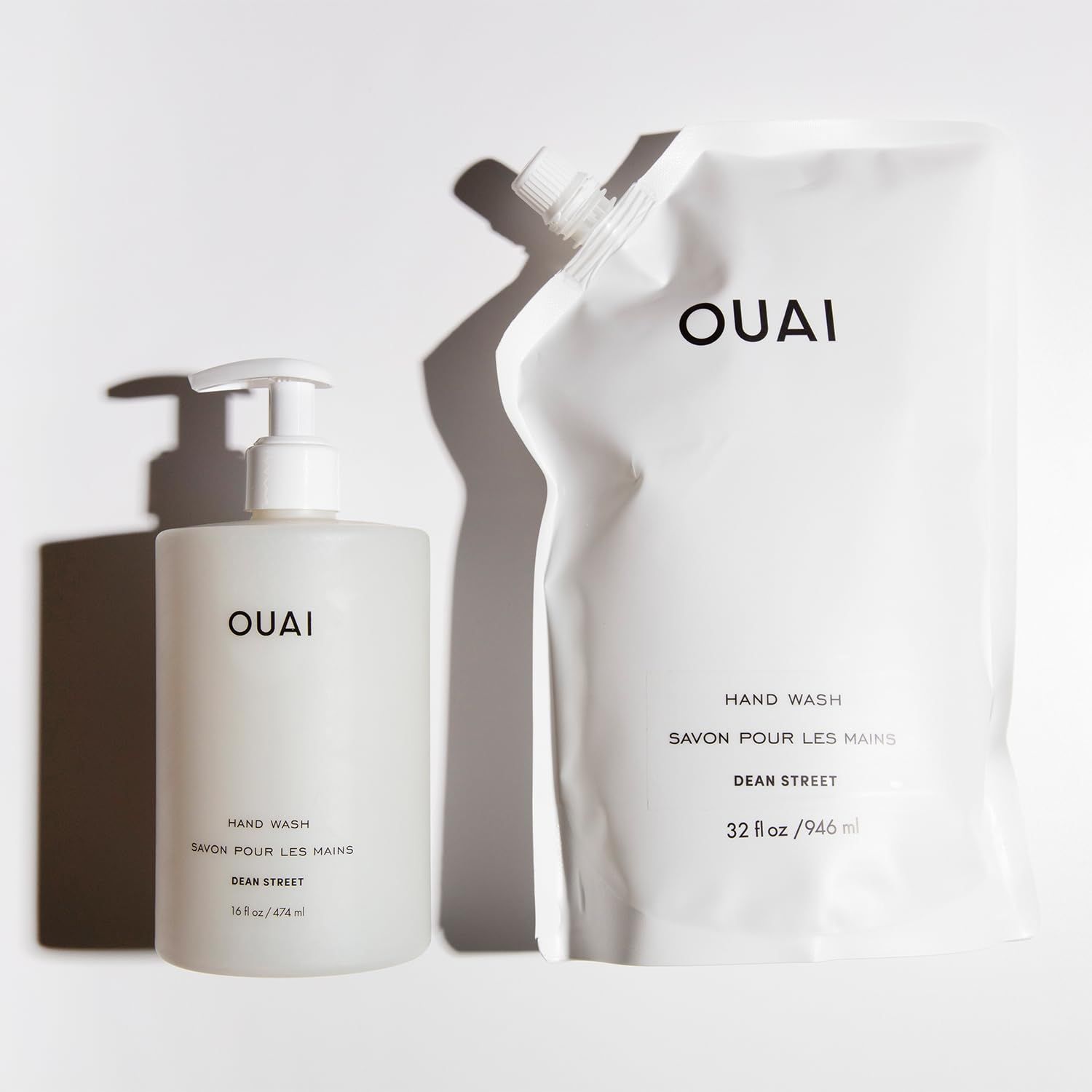OUAI Hand Wash Refill - Moisturizing Hand Soap with Jojoba, Avocado, & Rose Hip Oil for Replenish... | Amazon (US)