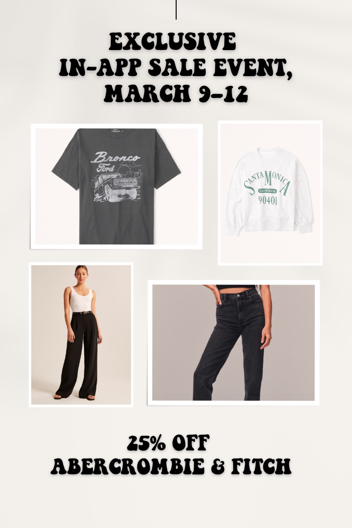 Abercrombie and Fitch SALE finds from cute jeans to graphic tees and cozy sweatshirts 

#LTKFind #LTKU #LTKSale