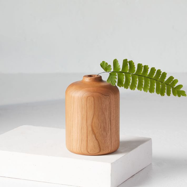 Melanie Abrantes Hardwood Vase - Short | West Elm (US)