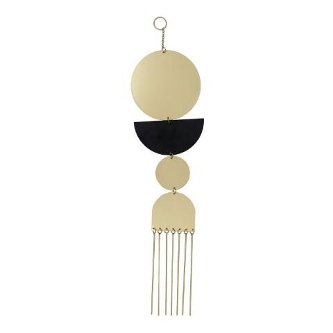 Black And Gold Metal Geo Shapes Wall Hanging | World Market