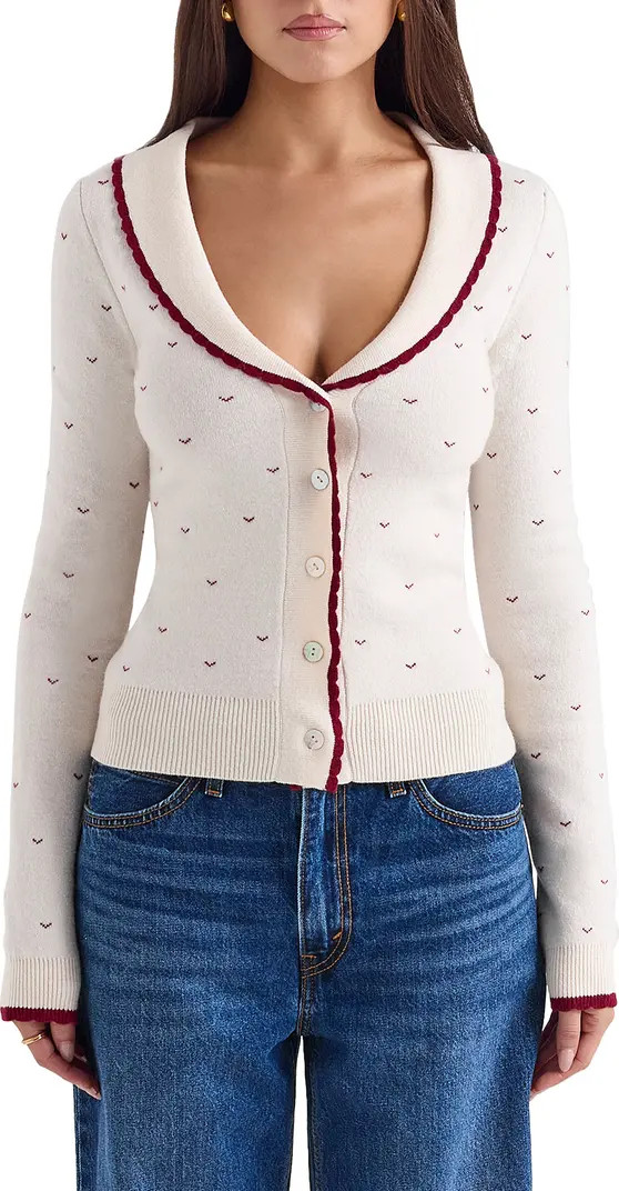 Marla Jacquard Cardigan | Nordstrom