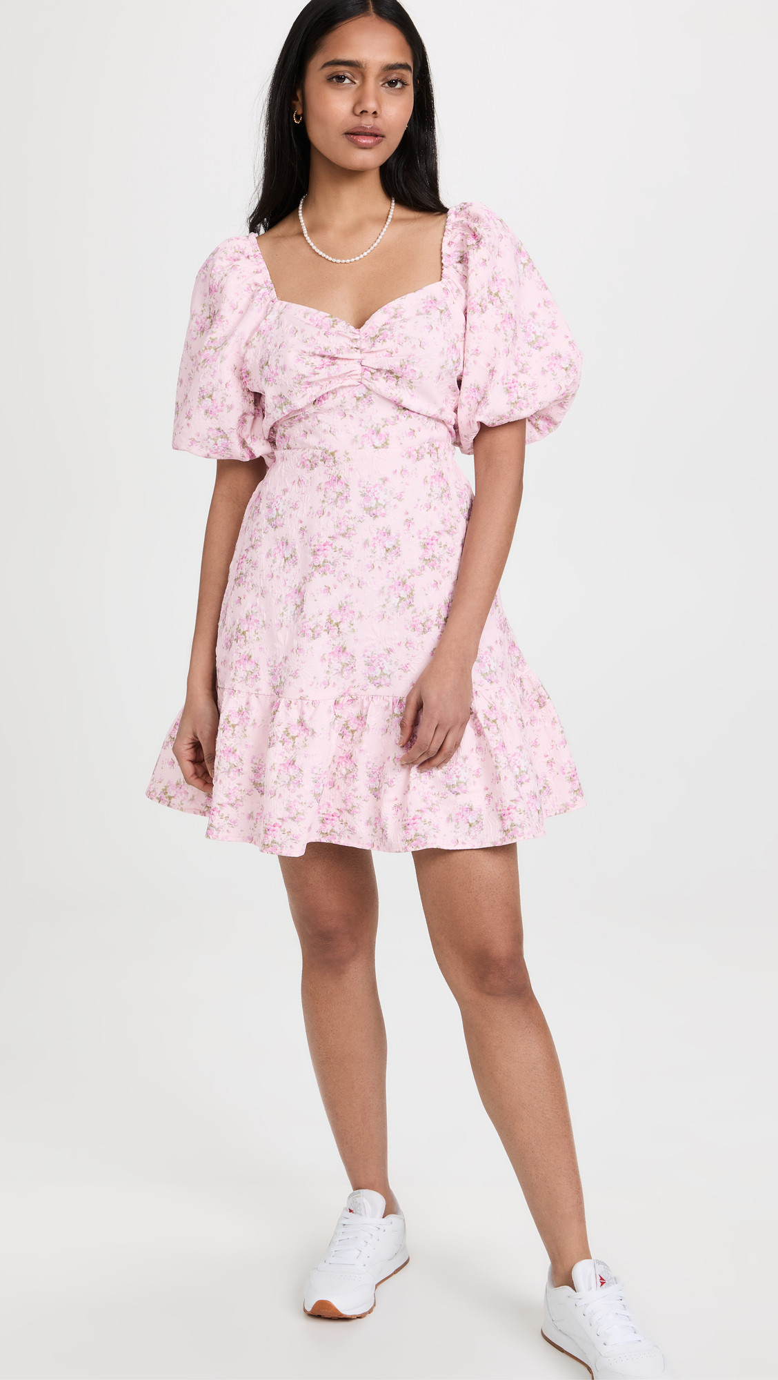 Textured Floral Mini Dress | Shopbop