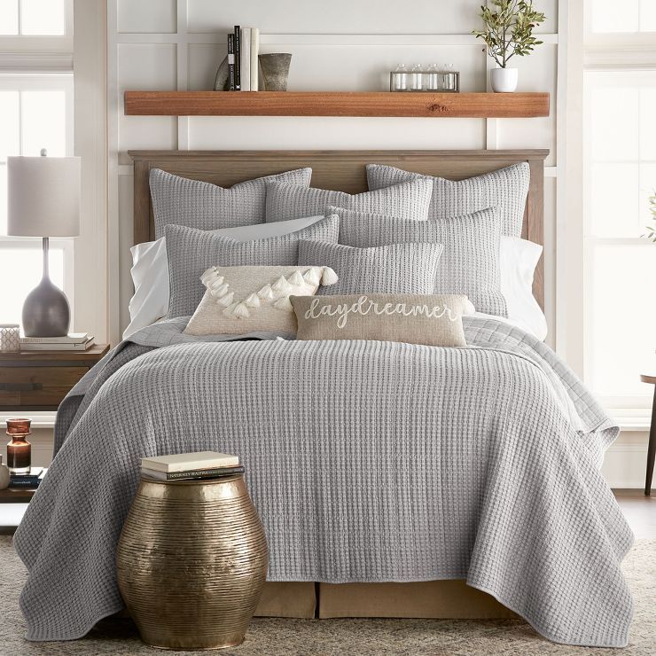 Mills Waffle Quilt and Pillow Sham Set - Levtex Home | Target