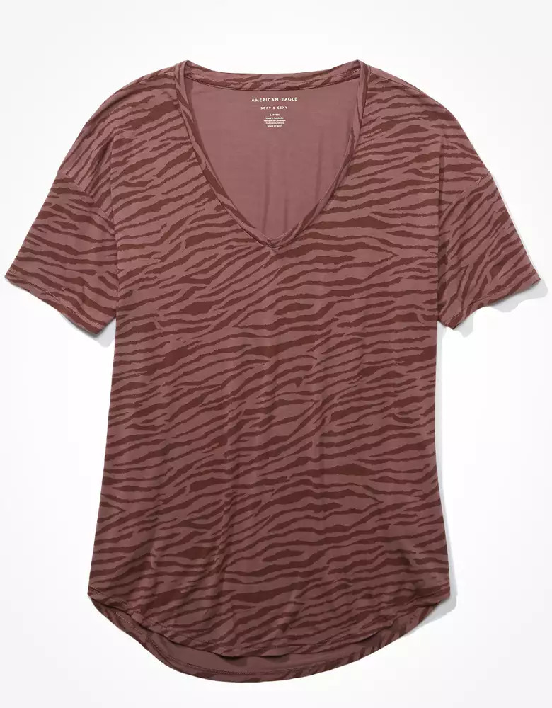 AE Soft & Sexy V-Neck T-Shirt | American Eagle Outfitters (US & CA)