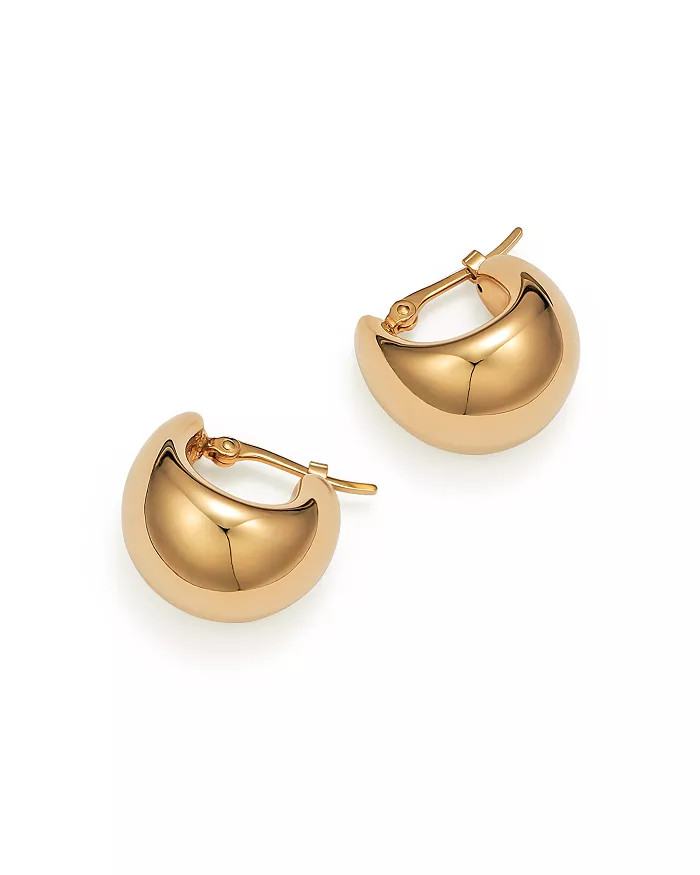 14K Yellow Gold Huggie Earrings - 100% Exclusive | Bloomingdale's (US)