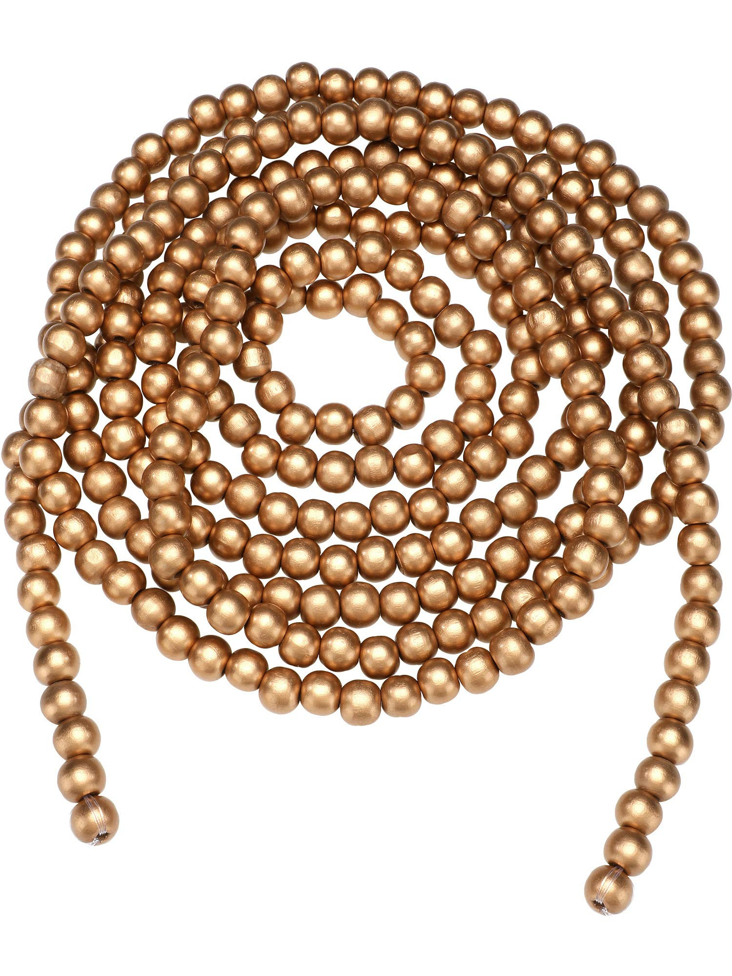 Christmas Wooden Bead Garland Wood Bead Garland Christmas Tree Decorations for Holiday Favors, 12... | Amazon (US)