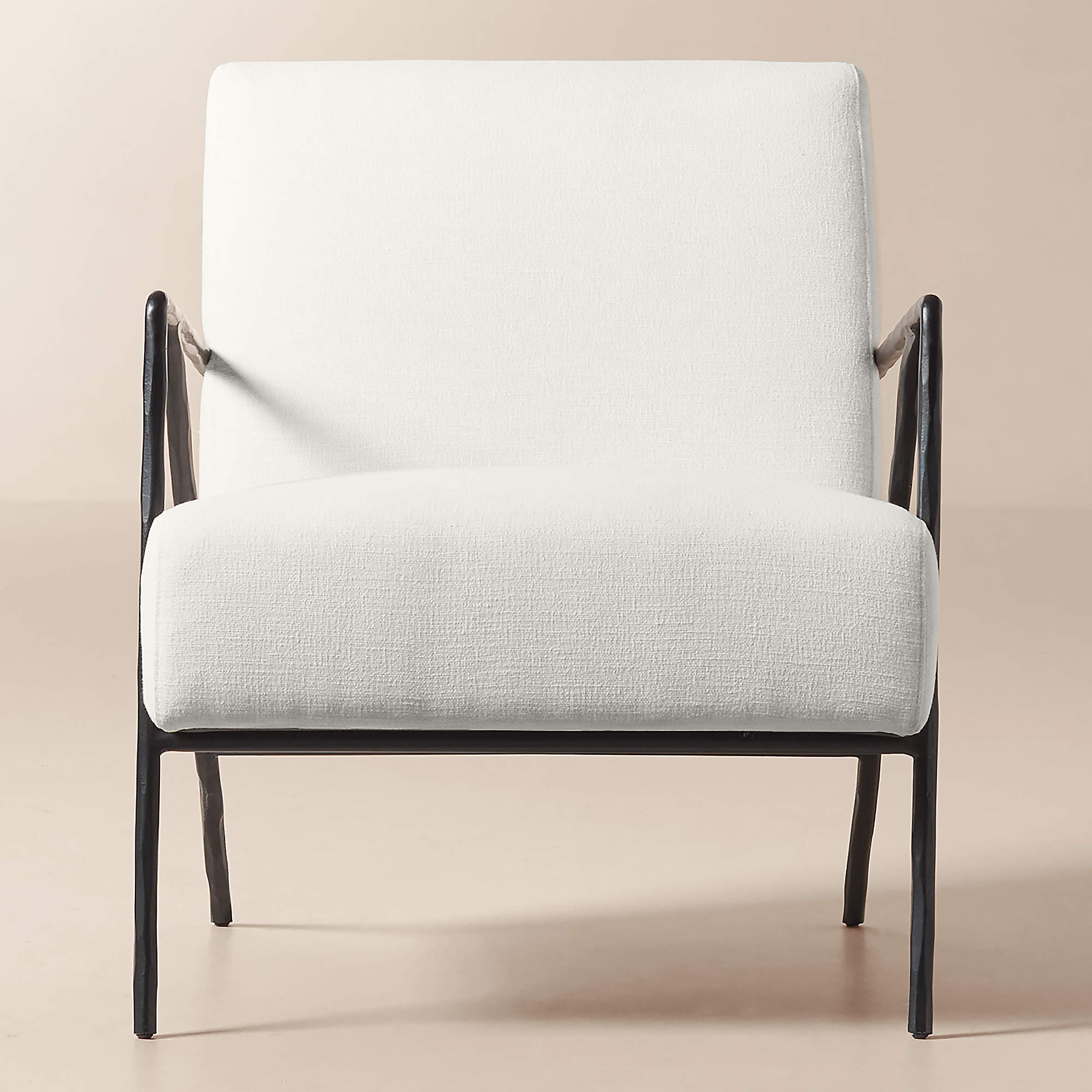 Imogene White Performance Fabric Lounge Chair Set of 2 + Reviews | CB2 | CB2