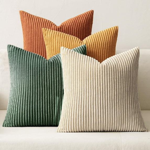 SUSIELADY Throw Pillow Covers 18x18 Inch Set of 4, Modern Boho Farmhouse Nordic Double-Sided Deco... | Walmart (US)