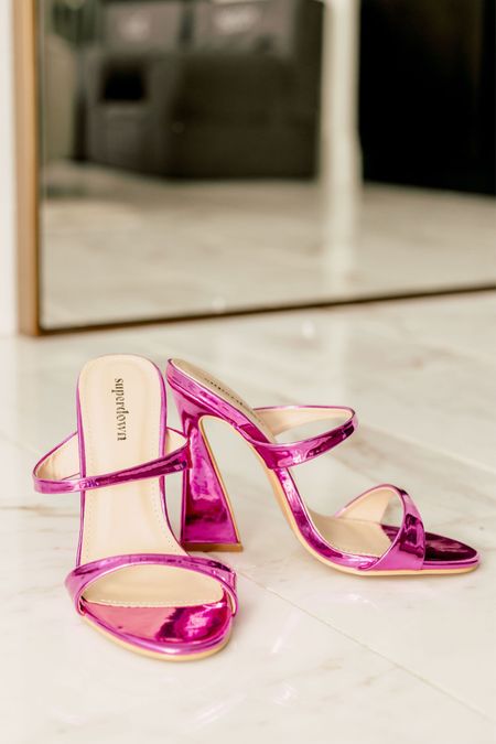 Pink has taken over my closet the past couple of months and these heels were too pretty not to get! Love the shine and heel height! Can’t wait to pair with a cute skirt or pants! 

#LTKstyletip #LTKshoecrush #LTKFind