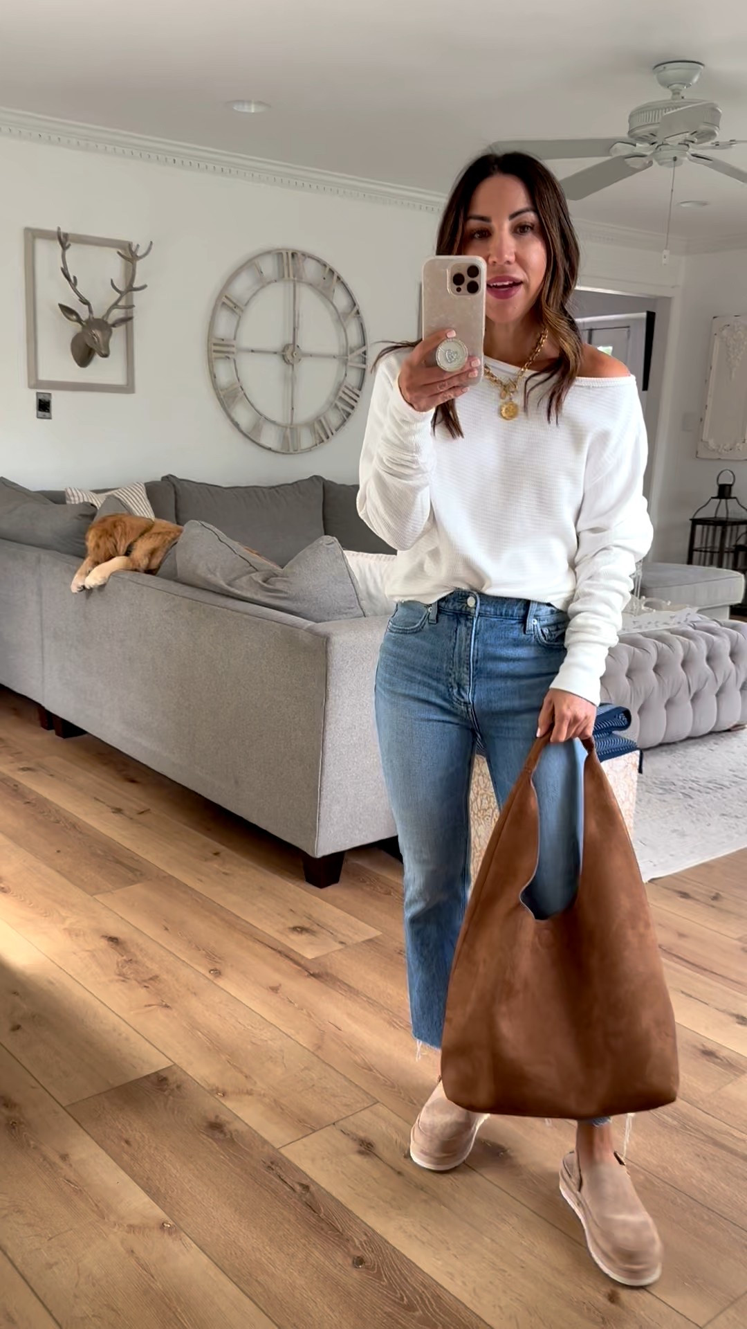 Studio 4 code TAMMY10. Small thermal. 25 jeans. I cut them. Fall bag. Suede bag.

#LTKFindsUnder100 #LTKOver40