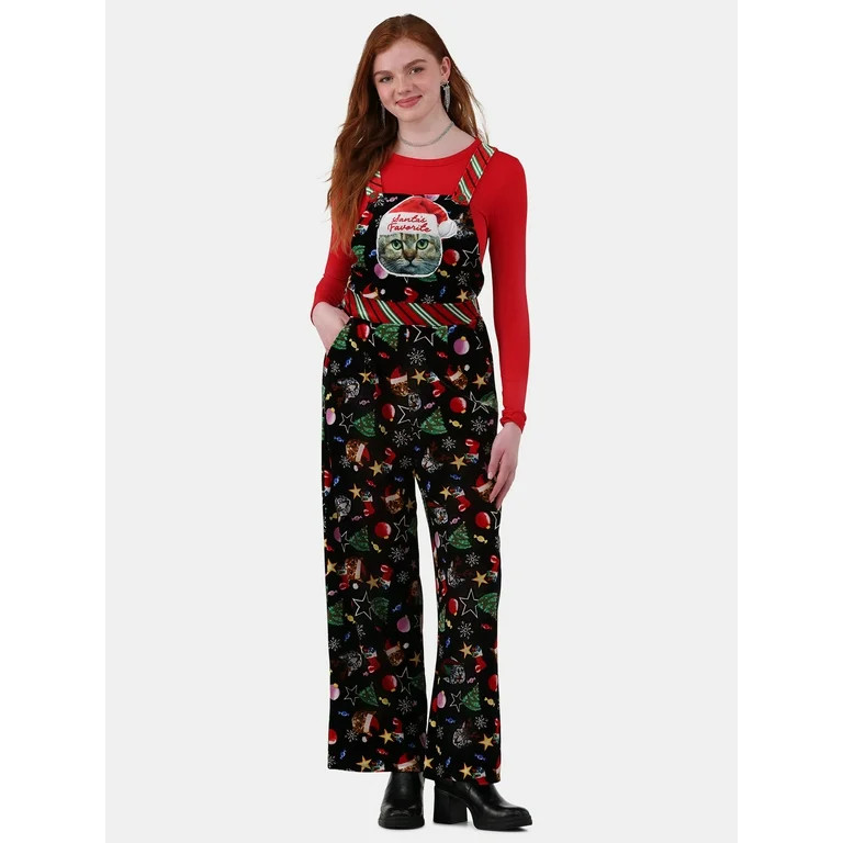 No Boundaries Women's Christmas Jumpsuit - Walmart.com | Walmart (US)