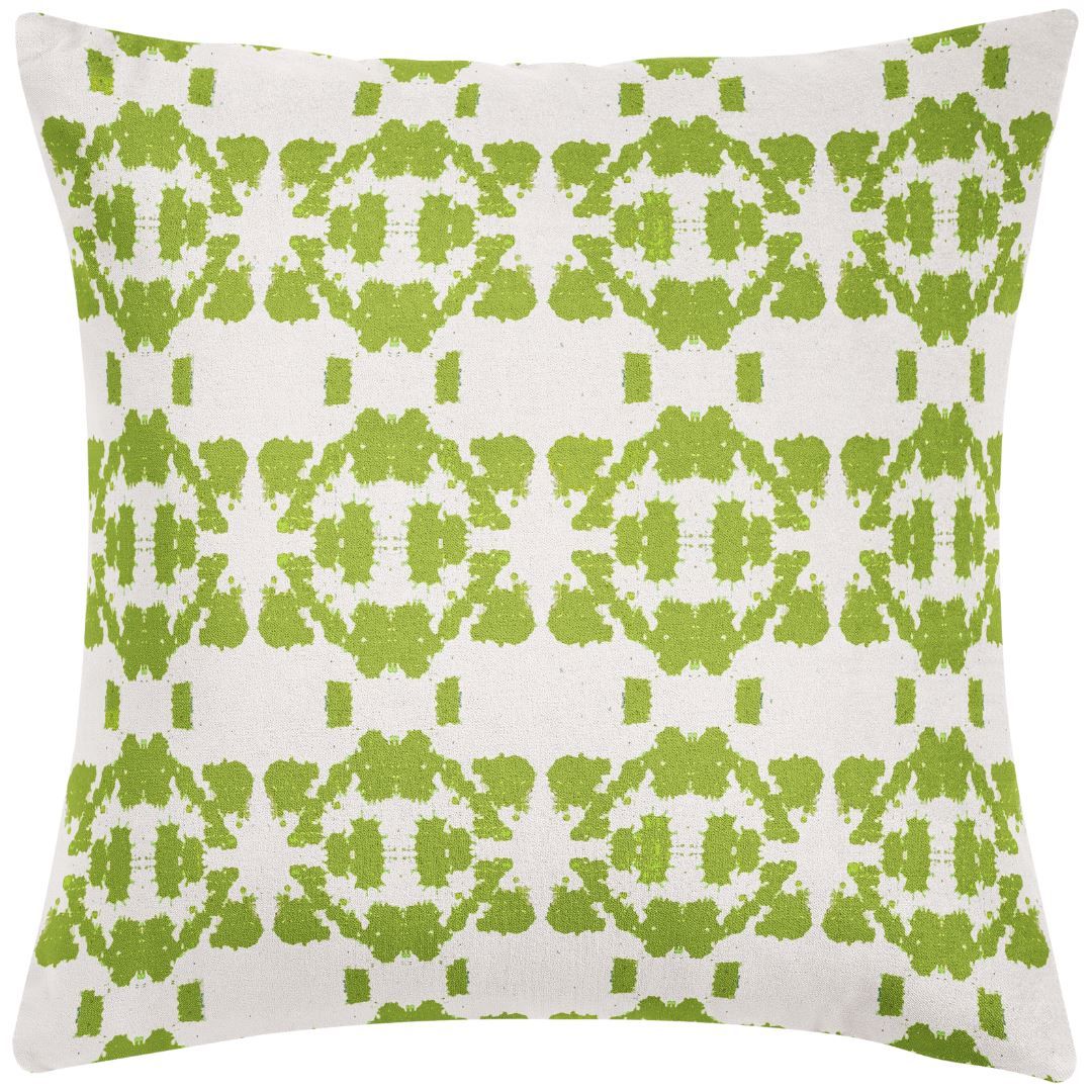 Mosaic Green 26x26 Pillow | Laura Park Designs