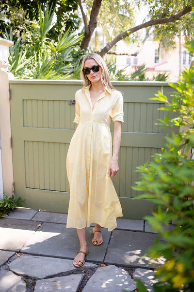 The JA Shirtdress -  Buttercup Marbella | Julia Amory
