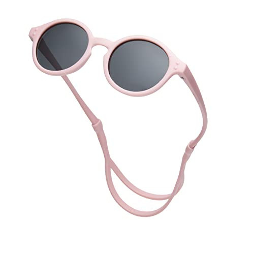 Pro Acme Cute Round Polarized Baby Sunglasses with TPEE Strap, Flexible Rubber Shades for Toddler Newborn Infant Ages 0-36 Months (Pink Frame | Grey Lens) | Amazon (US)