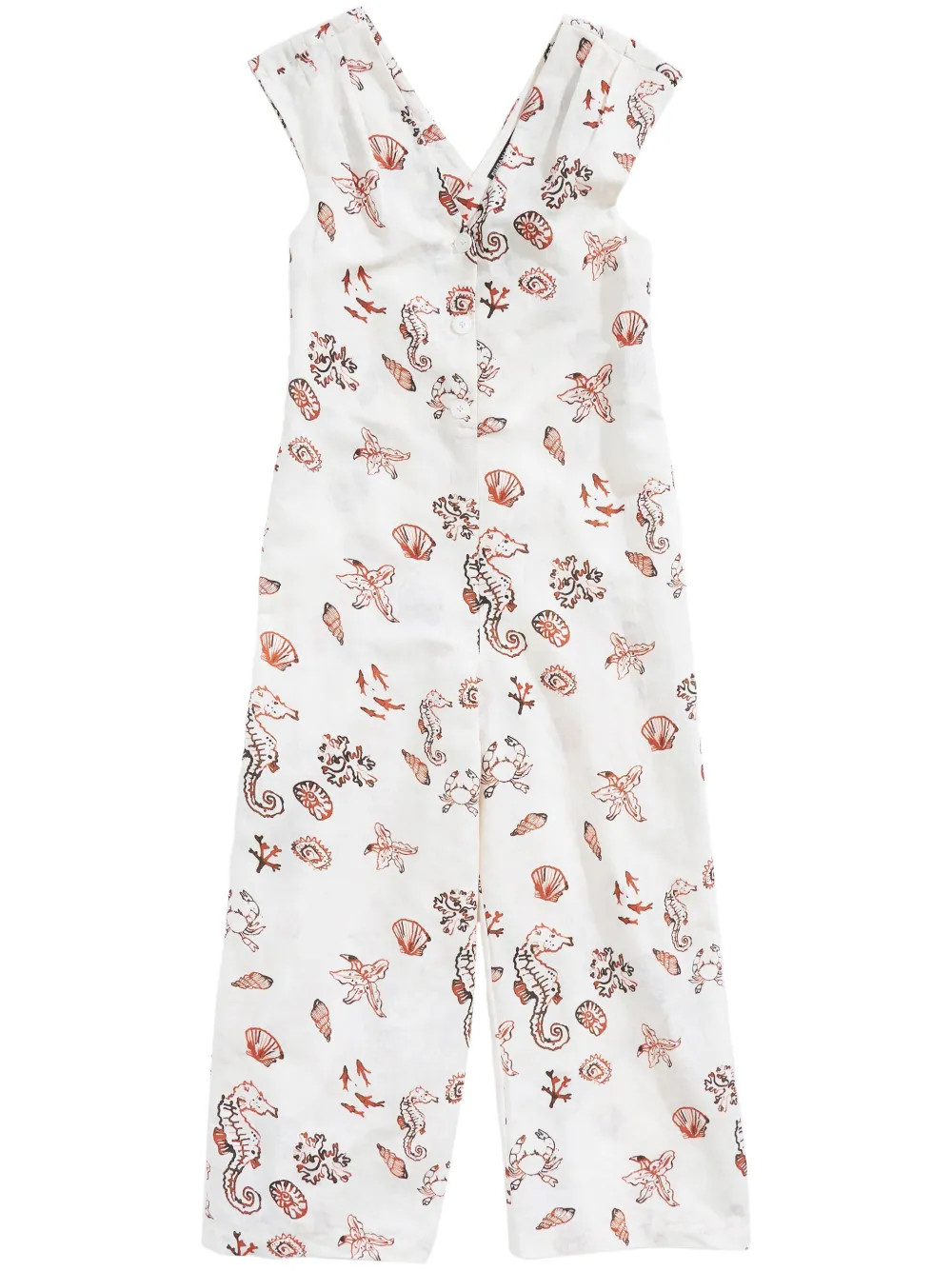 Reef-print jumpsuit | Farfetch Global