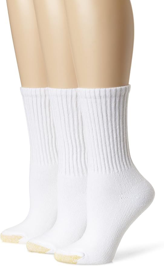 Gold Toe Women's Ultratec Crew Socks, 3 Pairs | Amazon (US)