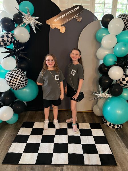 Crazy cousin crew! Linked the balloons we used to make this arch for my SIL baby shower! We did a vans theme! The arches and covers are from Amazon and the rug is from Walmart! 

#LTKParties #LTKBump #LTKFindsUnder100