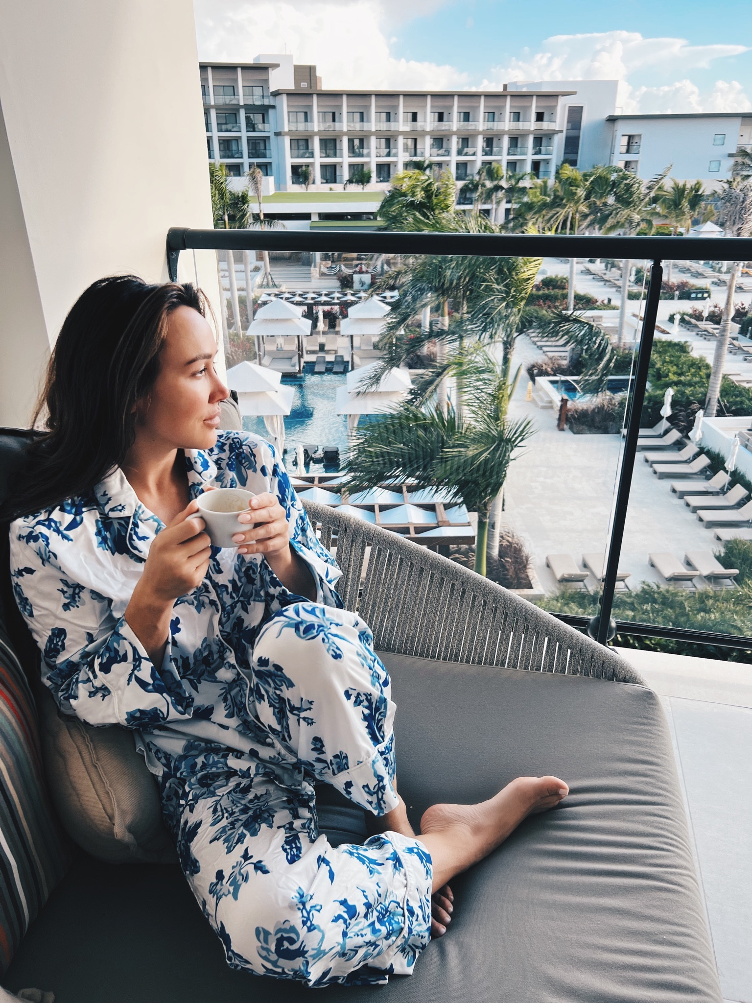 Love these mestiza pajamas - also come in pink. Wearing size large 