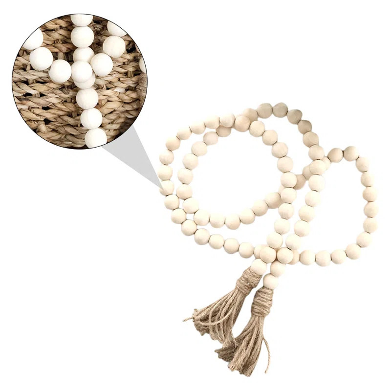 Bead Garland with Tassels Beads Wall Décor | Wayfair Professional