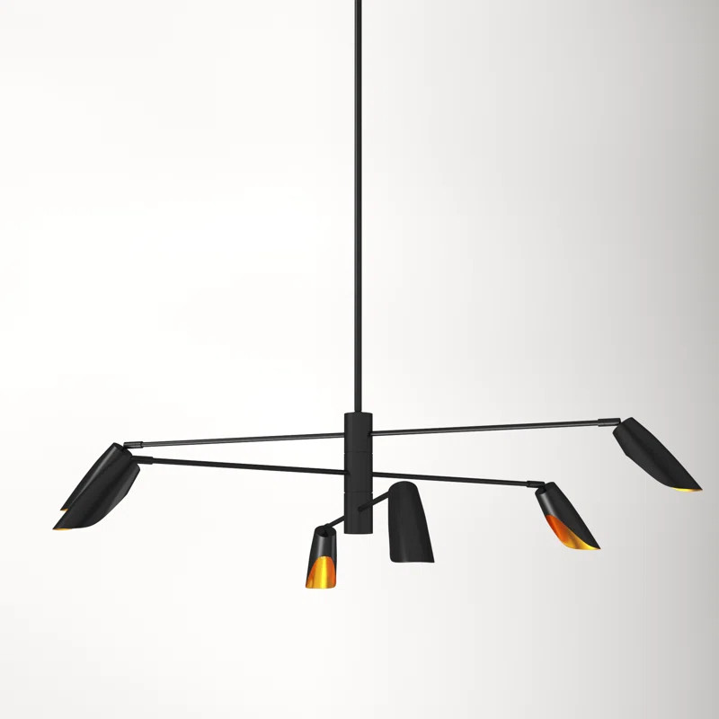 Bondy 6 - Light Dimmable LED Sputnik Chandelier | Wayfair North America