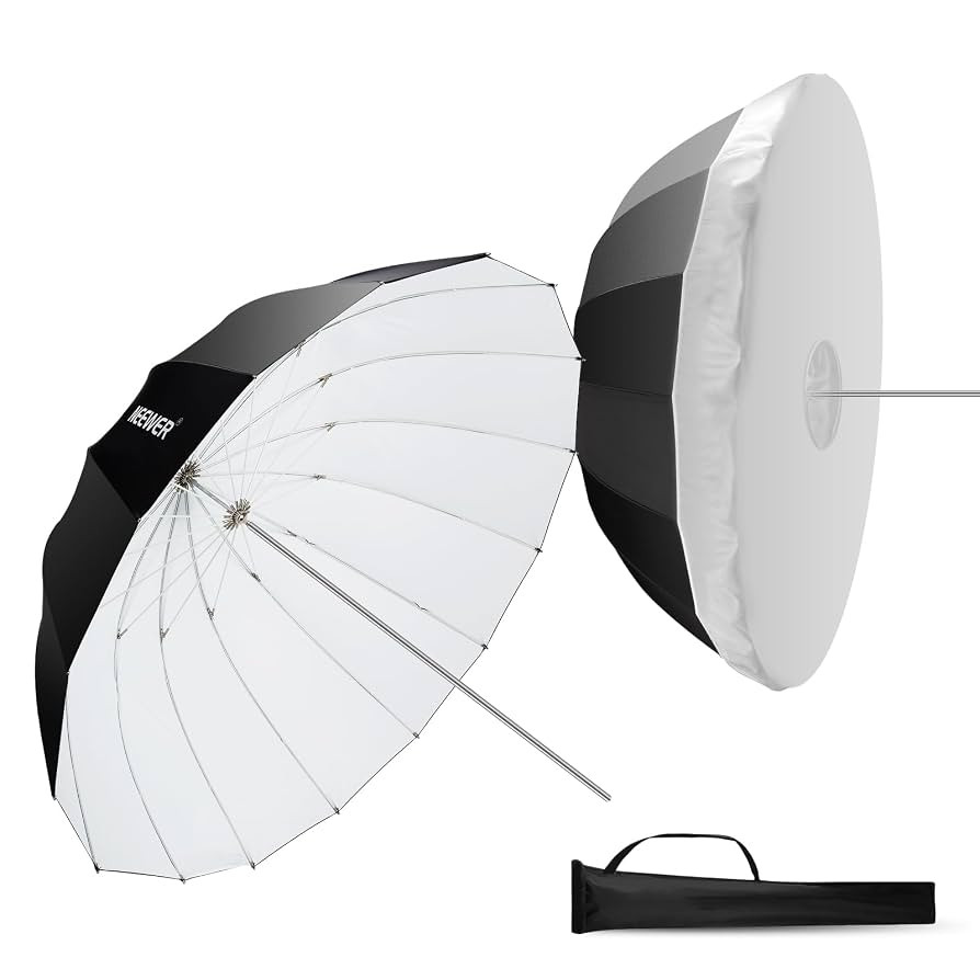 NEEWER 41"/104cm Parabolic Reflective Umbrella Photography with White Inner, Soft Lighting with D... | Amazon (US)