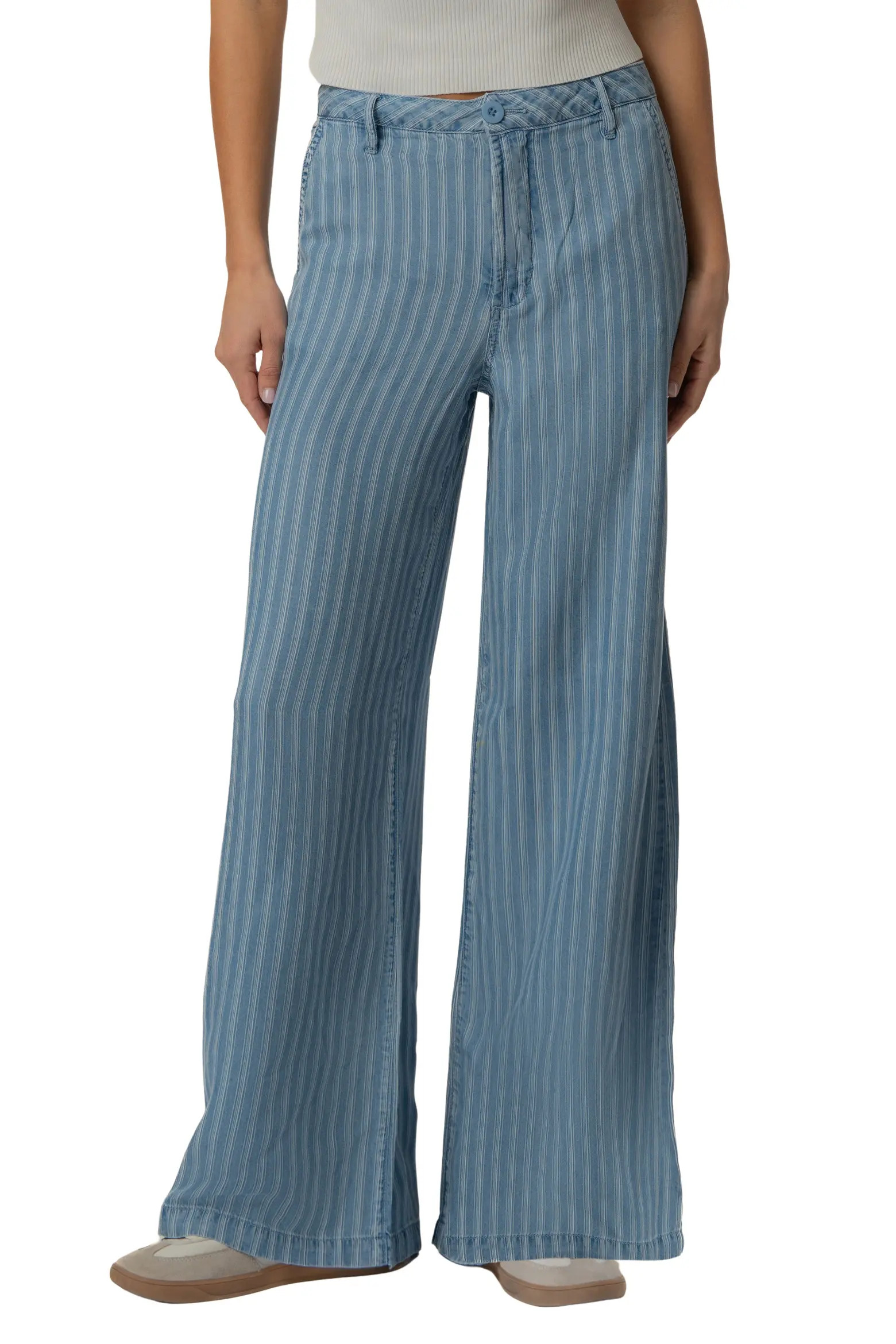 Ryan Stripe High Waist Super Wide Leg Pants (Women) | Nordstrom | Nordstrom