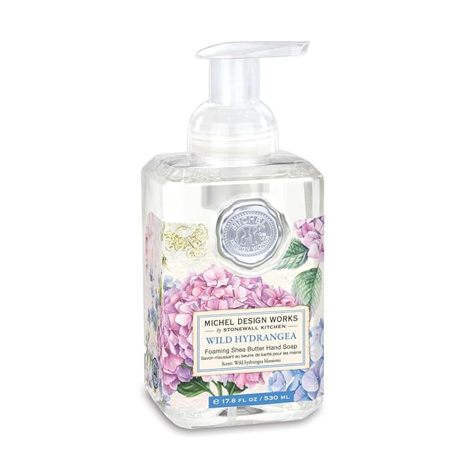 Michel Design Works Foaming Hand Soap 17.8oz, Hydrangea Scent and Design, Shea Butter and Aloe Ve... | Amazon (US)