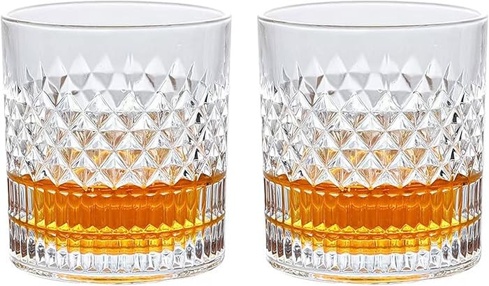 Old Fashioned Whiskey Glasses with Luxury Box - Classic Vintage Style, Gifts Ideas for Him, Dad, ... | Amazon (US)