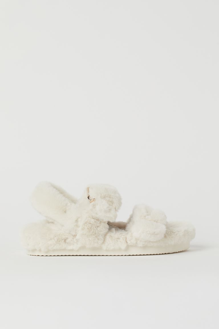 Faux Fur Sandals | H&M (US + CA)