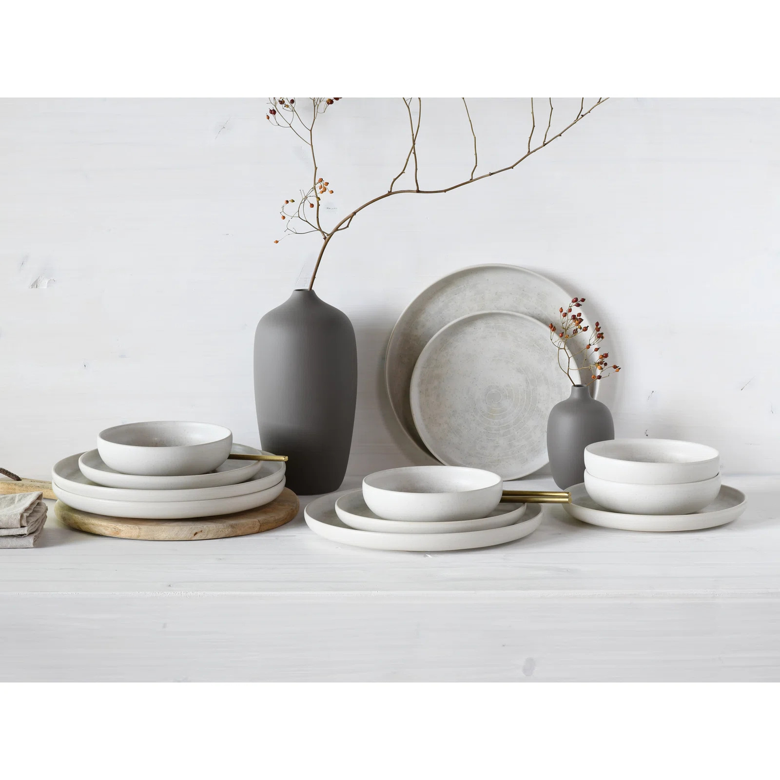 Uno Athena 12 Piece Dinnerware Set, Service for 4 | Wayfair UK