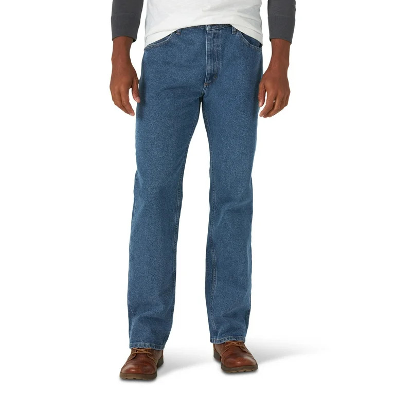 Wrangler Men's and Big Men's Regular Fit Jeans with Flex | Walmart (US)