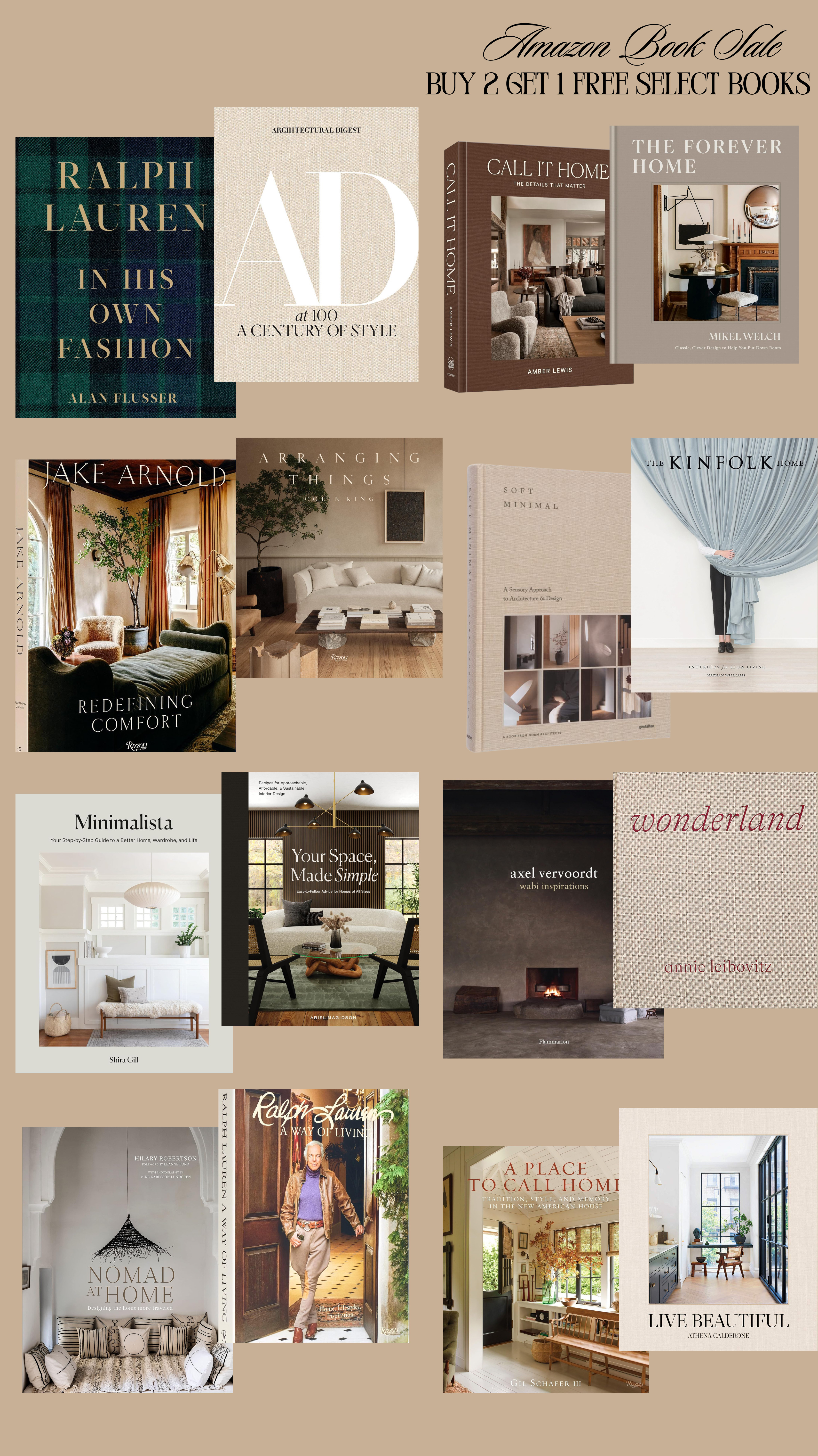 Amazon book sale is buy 2 get 1 free select books. Check out some of my favorite coffee table books

#LTKHome #LTKSaleAlert