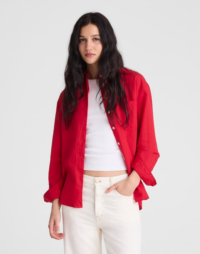 The Easy Shirt in Linen | Madewell