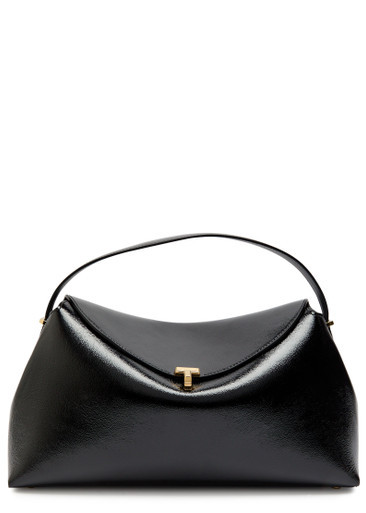 T-Lock patent leather top handle bag | Harvey Nichols
