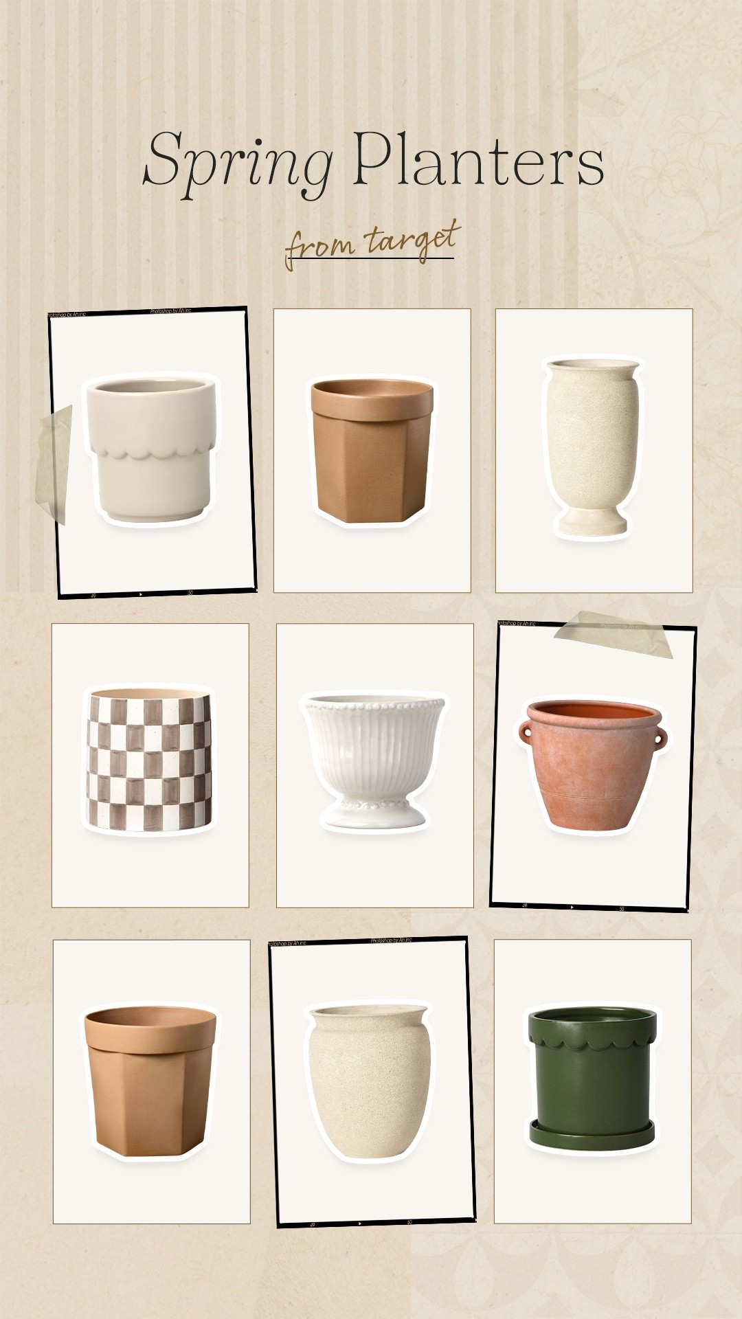 Spring planters from Target! 

#LTKHome