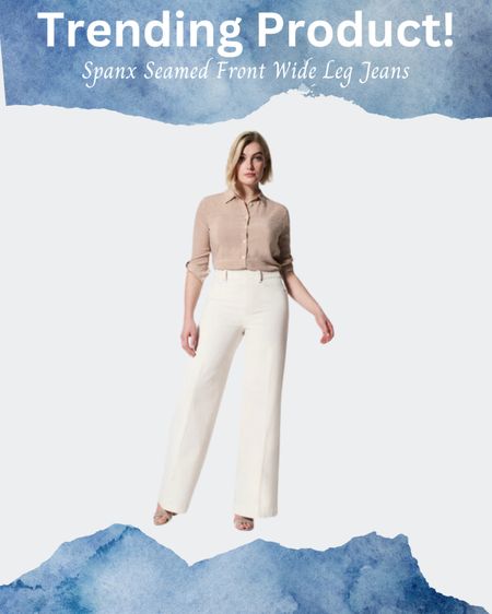 Check out the trending product seamed front wide leg jean from Spanx 

Fashion, outfit, jeans, denim, white jeans 

#LTKstyletip #LTKSeasonal #LTKtravel