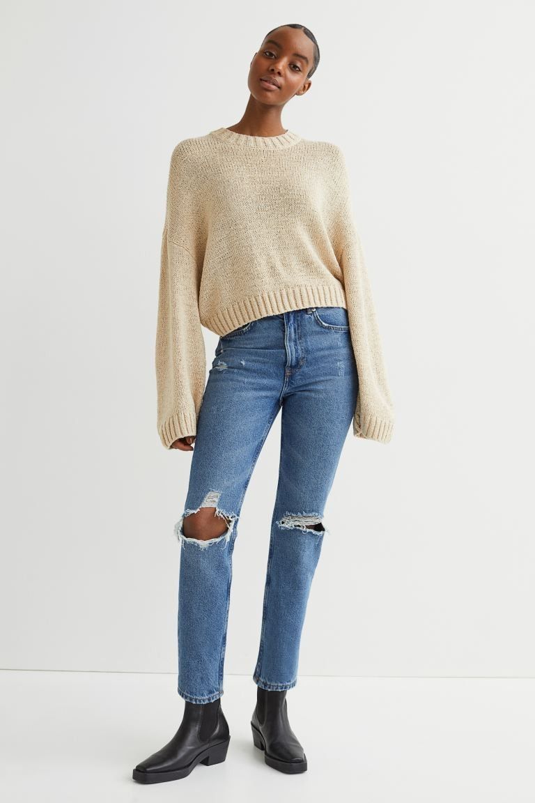 Skinny High Ankle Jeans Blue Jeans Outfit Pants Pastel Spring Outfits Budget Fashion Affordable  | H&M (US + CA)