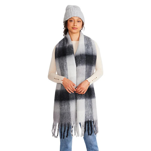 KNIT BEANIE & SCARF BOX SET GREY MULTI | Steve Madden (US)