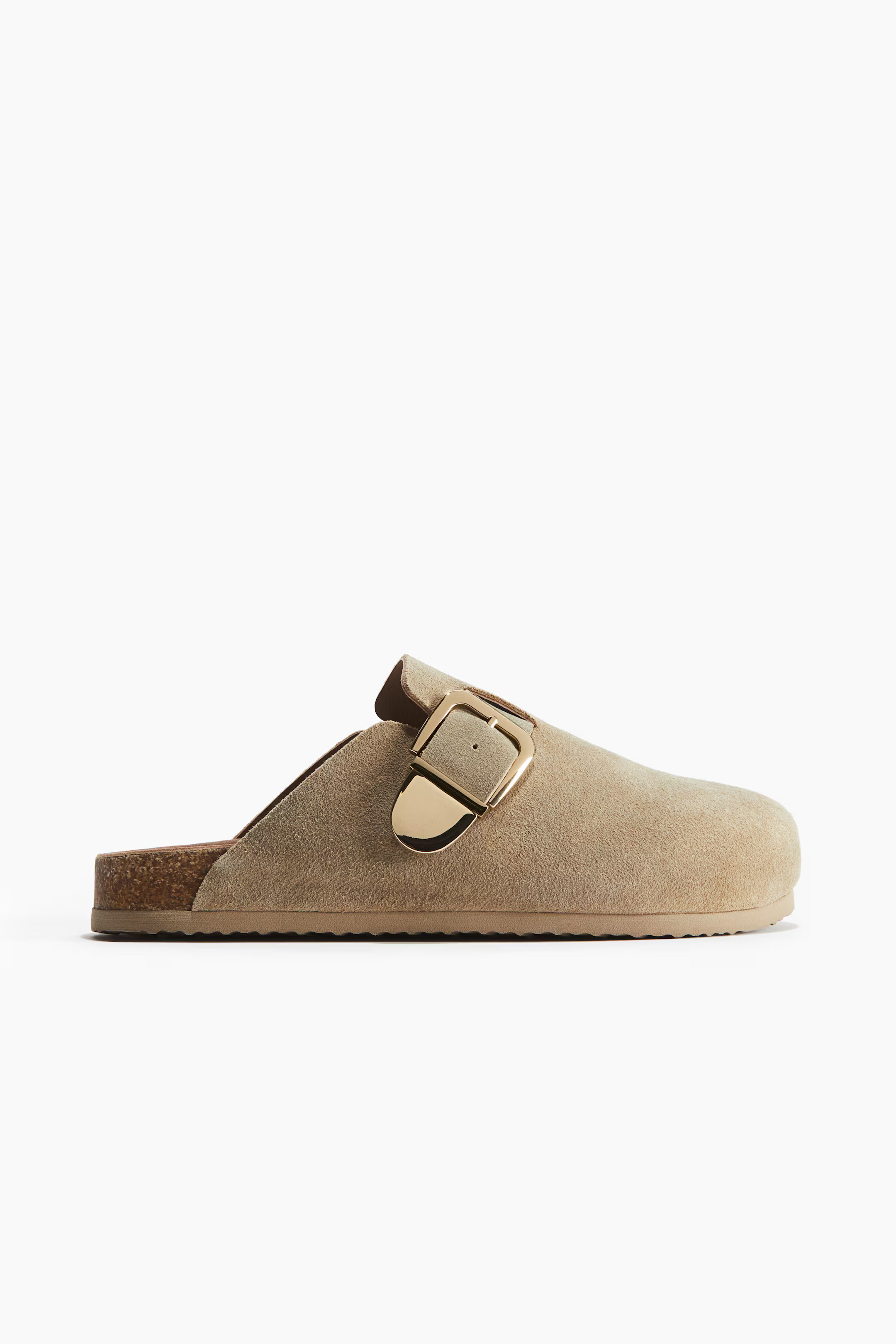 Suede Mules - Beige - Ladies | H&M US | H&M (US + CA)