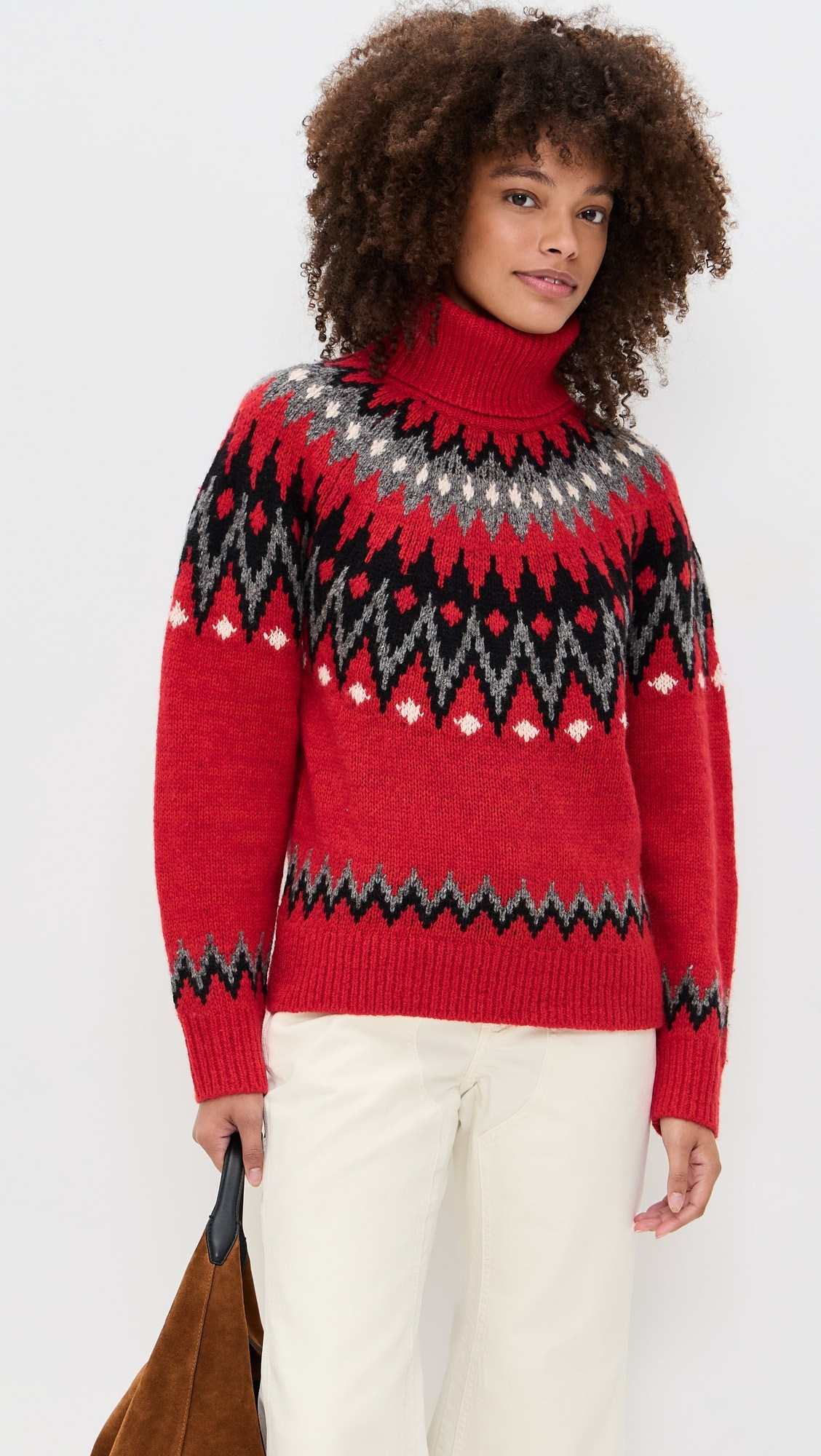 Wool Blend Long Sleeve Turtleneck Pullover Sweater | Shopbop