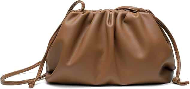 Dumpling Bag and Cloud Purse Trendy Ruched Clutch for Women | Amazon (US)