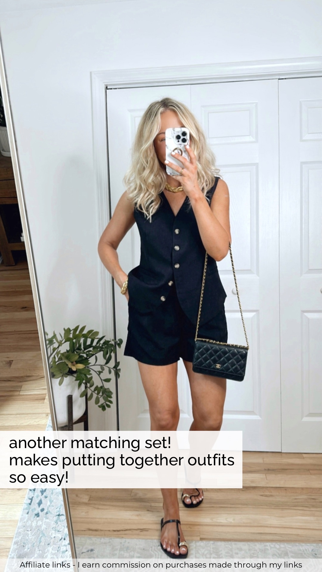Affiliate links - I earn commission on purchases made through my links | Amazon outfit matching short set 