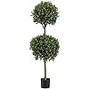 Silk Decor 1 4'TRI Ball Boxwood TOP.(P) GRTT Greenery, 48-in, Two Tone Green | Amazon (US)