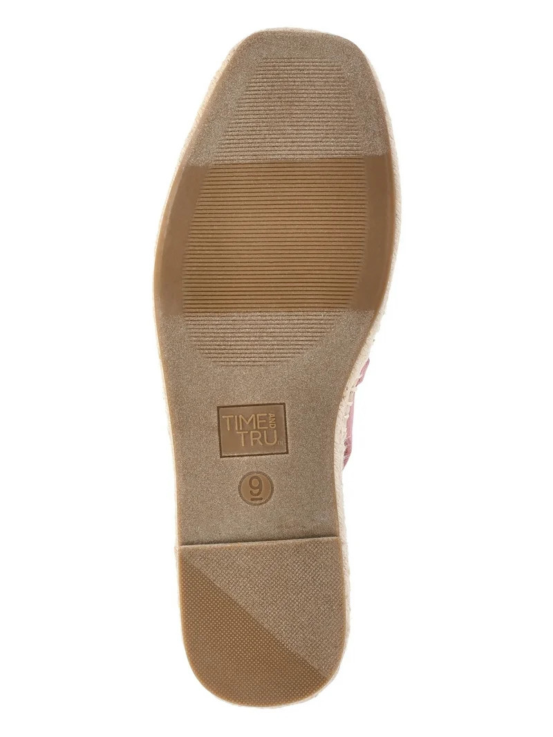 Time and Tru Women's Espadrille Slingback Shoes | Walmart (US)